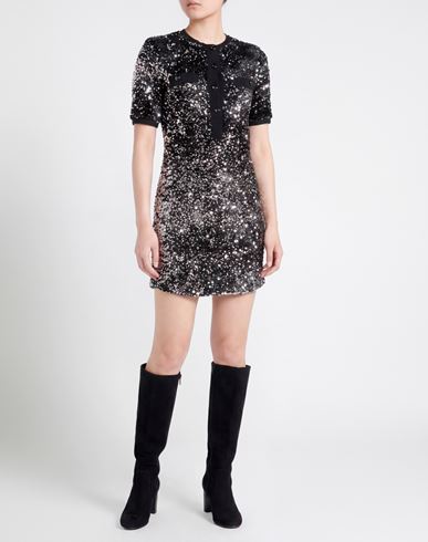 Woman Mini dress Black Size M Polyester
