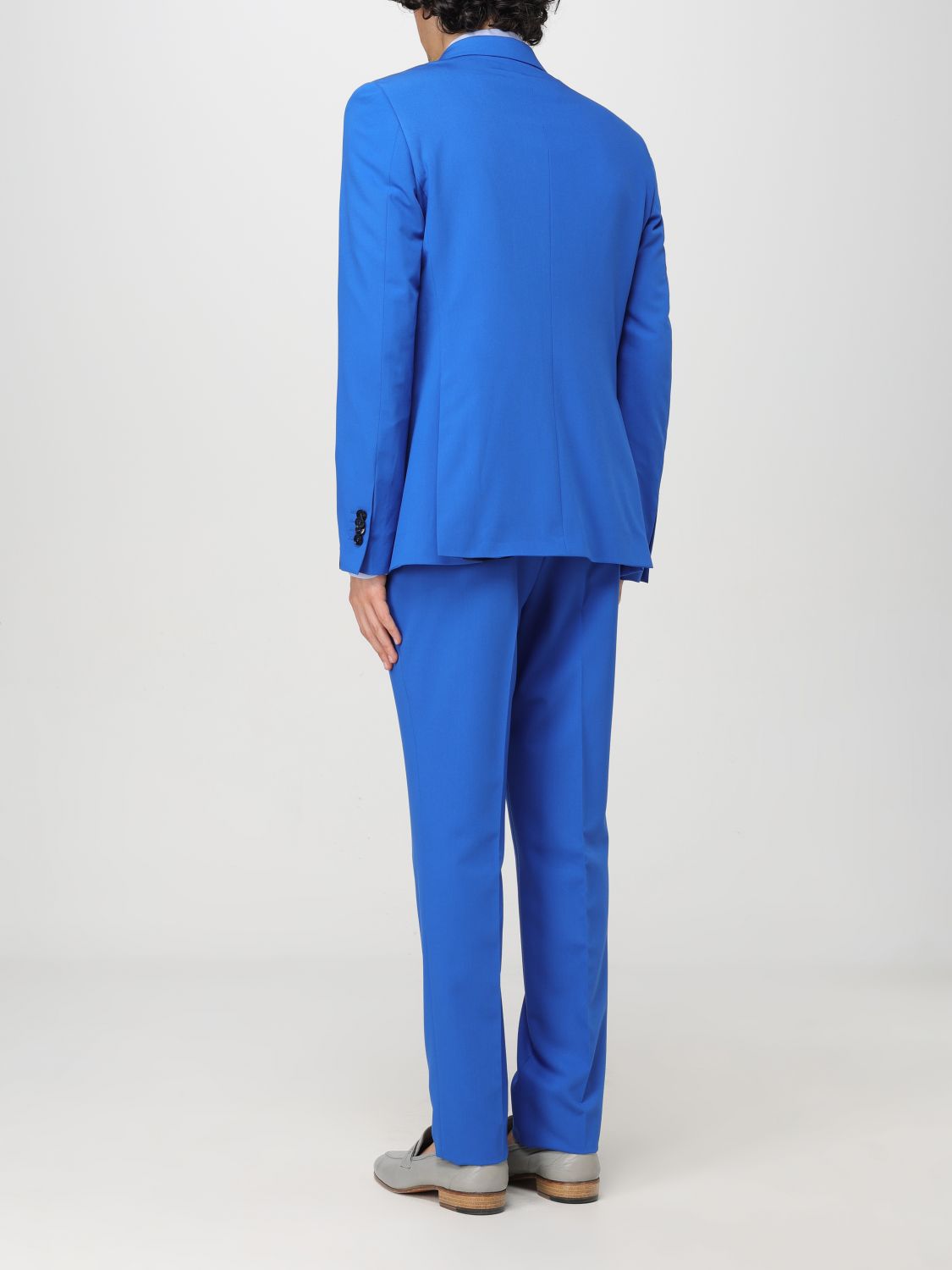 Suit Men color Gnawed Blue