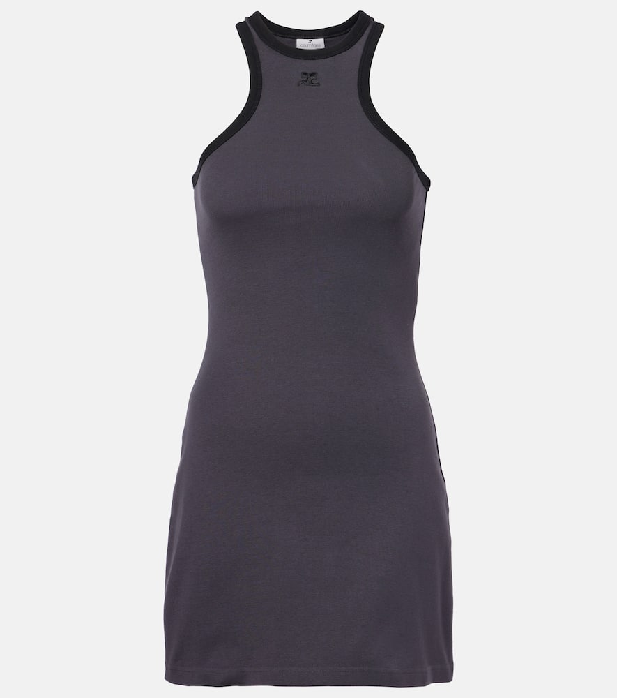 Courrèges Scuba cotton jersey minidress