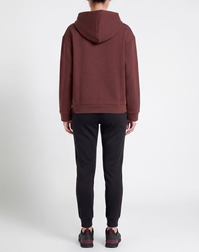 Woman Sweatshirt Brown Size S Polyester, Cotton