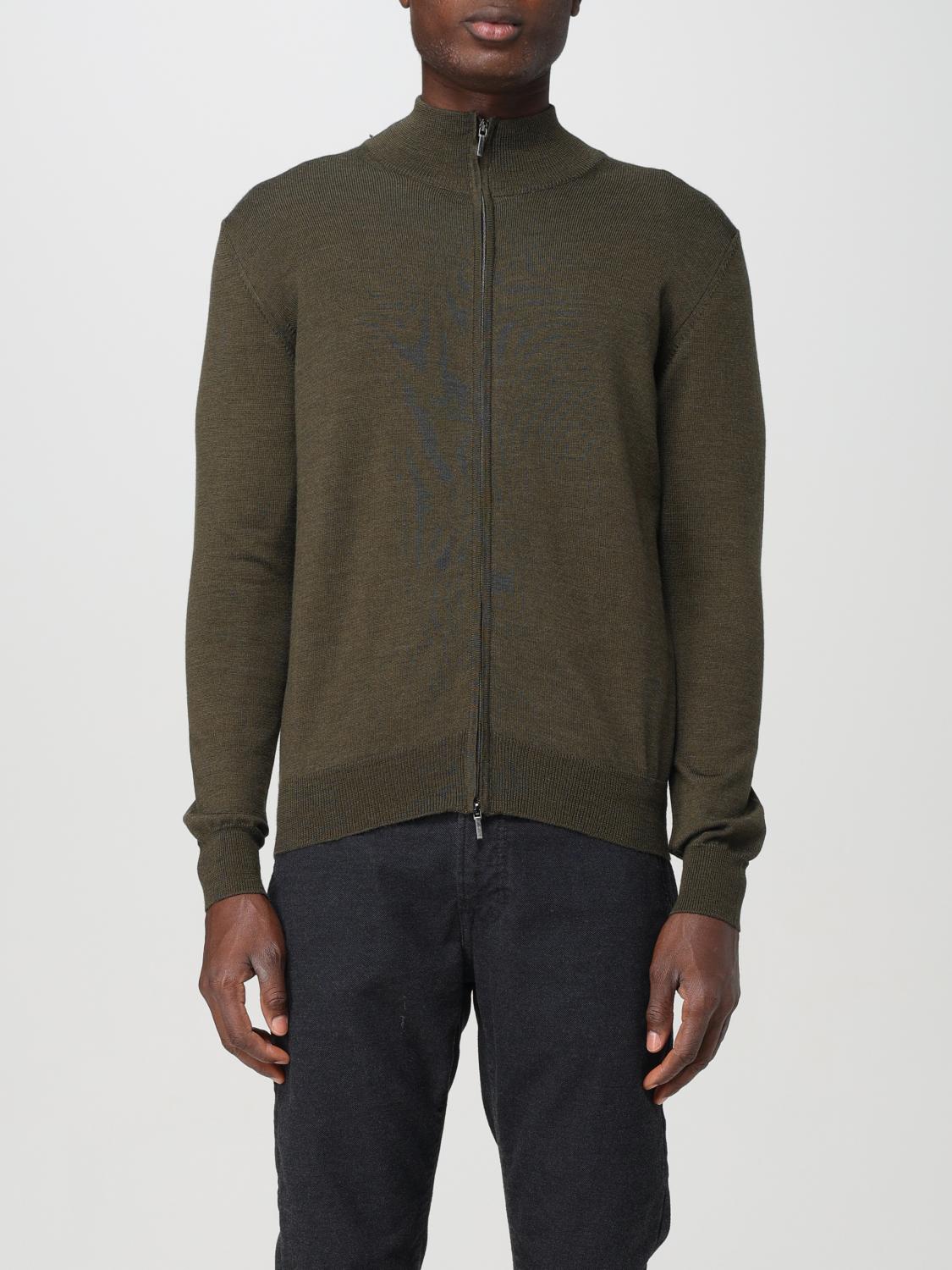 Cardigan Men color Military