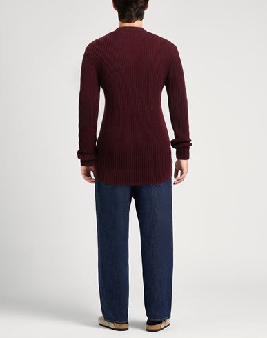 Man Sweater Burgundy Size 42 Acrylic, Viscose, Wool, Alpaca wool