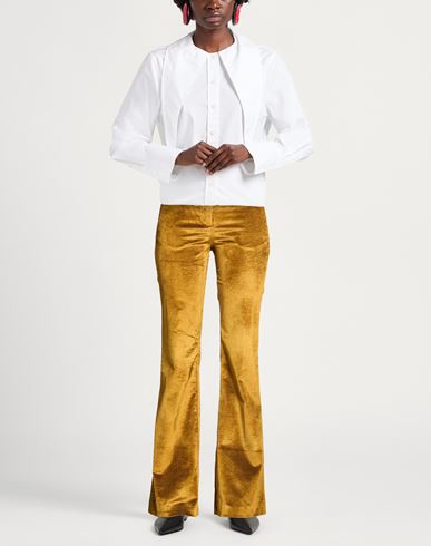 Momoní Woman Pants Gold Size 4 Cotton, Viscose, Elastane