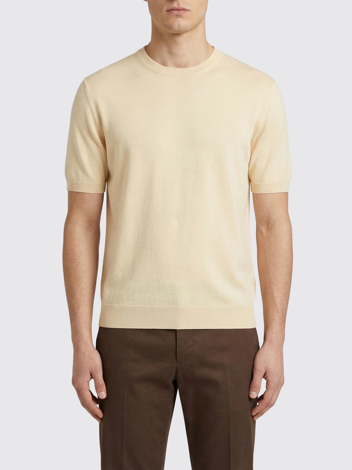 Sweater Men color Beige