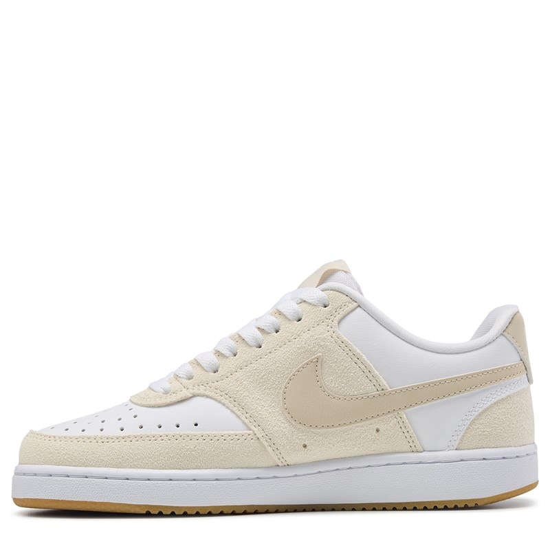 Women's Court Vision Low Sneakers (Ivory/Brown/White)