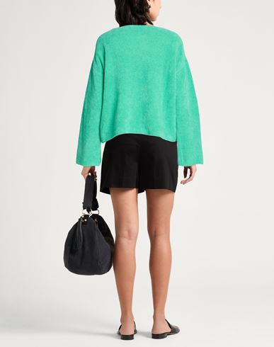 Woman Sweater Green Size S Cotton, Polyamide