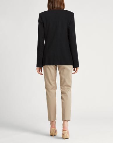 Crème Woman Blazer Black Size 4 Virgin Wool, Elastane
