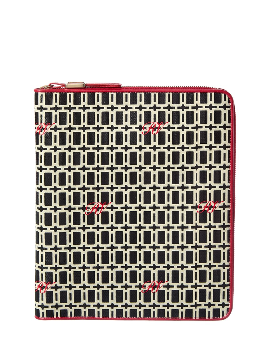 Coated Canvas & Leather Ipad Case