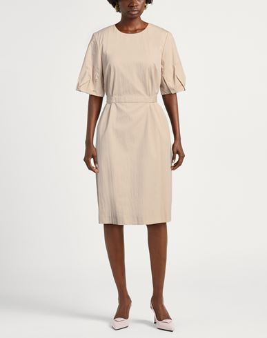 Woman Midi dress Beige