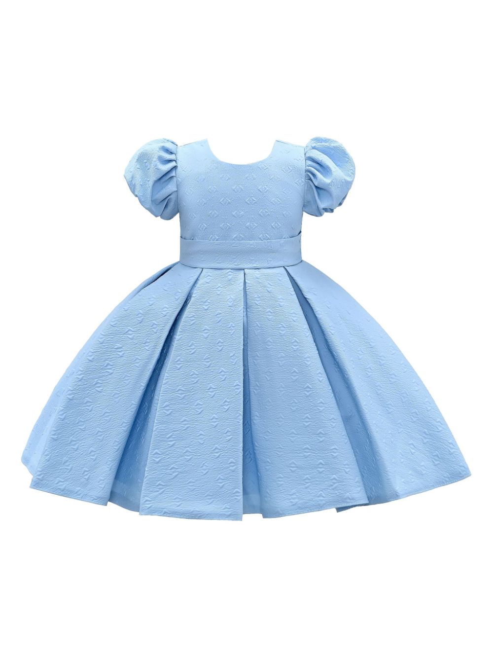 Juliana bow-detailing dress - Blue