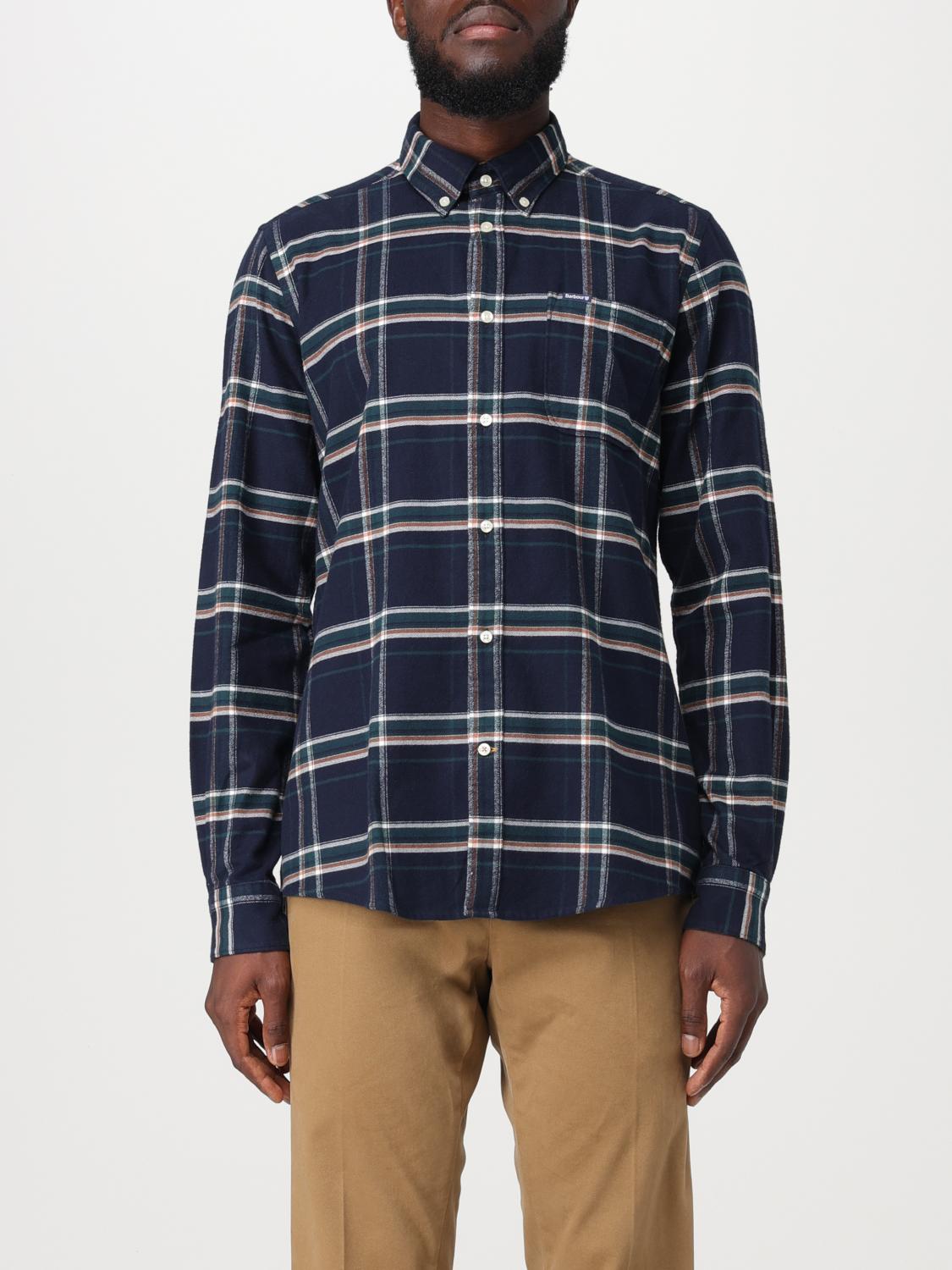 Ronan checked button-down shirt - Grey