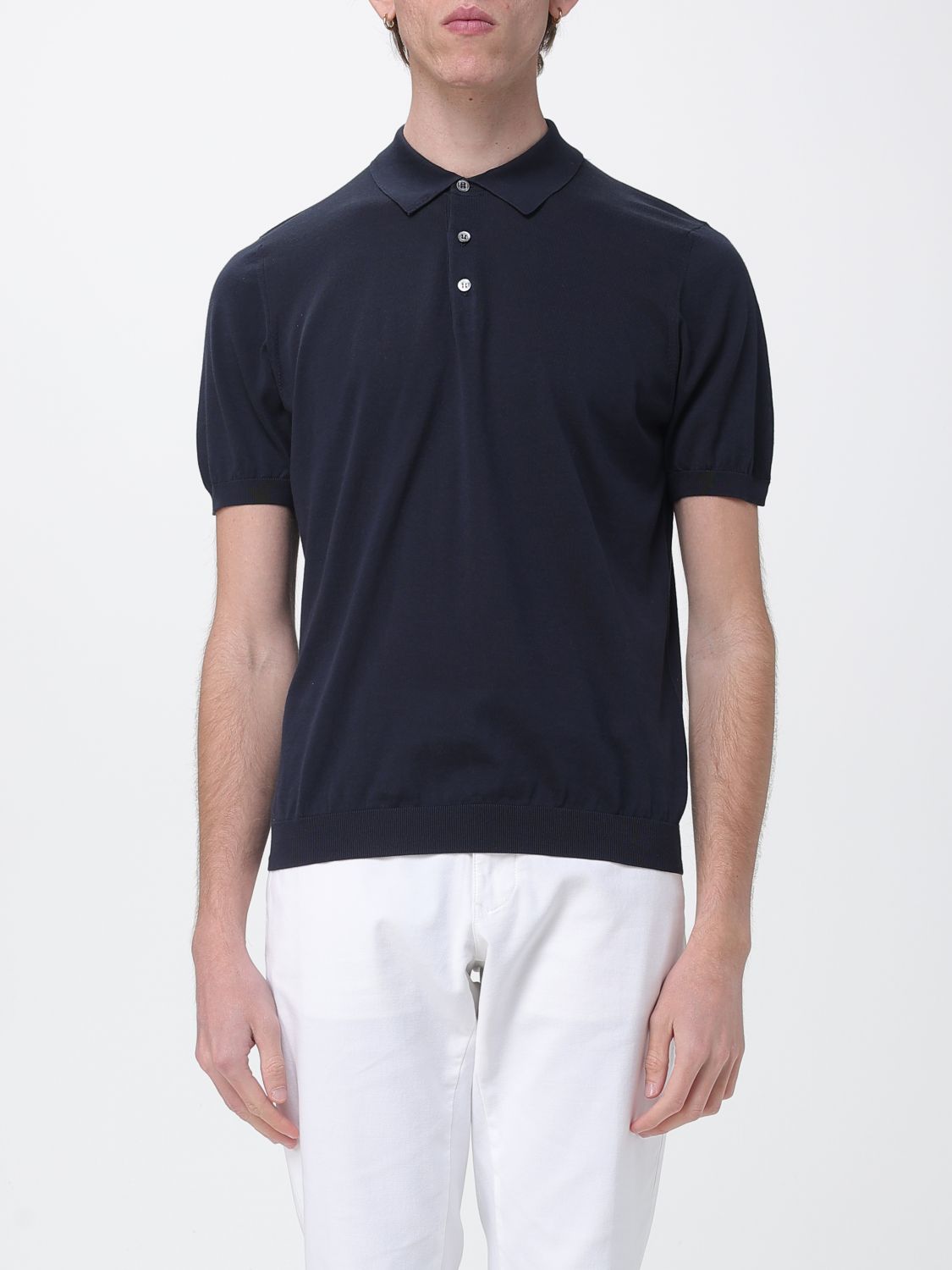 Polo Shirt Men color Blue