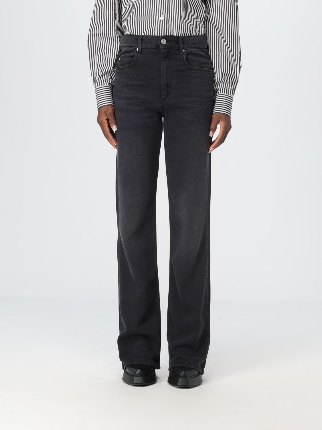 Jeans Woman color Black