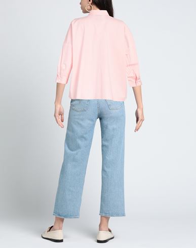 Woman Shirt Pink Size L Cotton