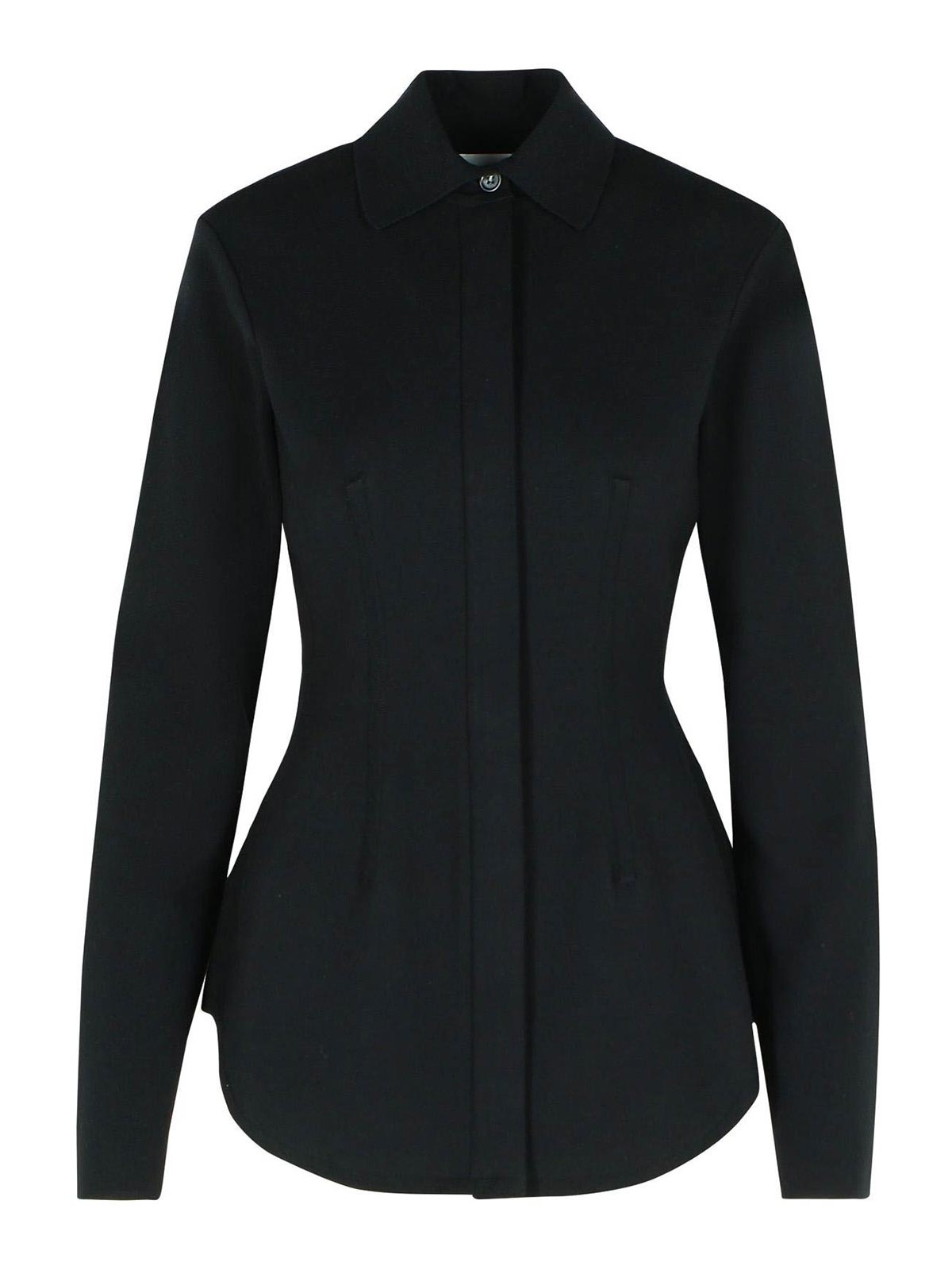 Baffo Black Viscose Knit Shirt