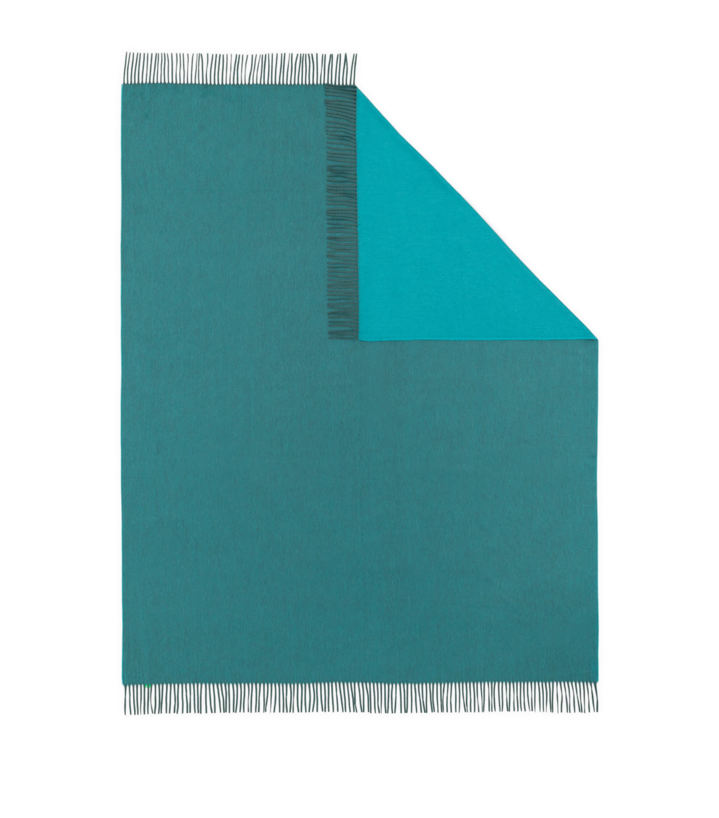 Cashmere Reversible Arran Throw Blanket