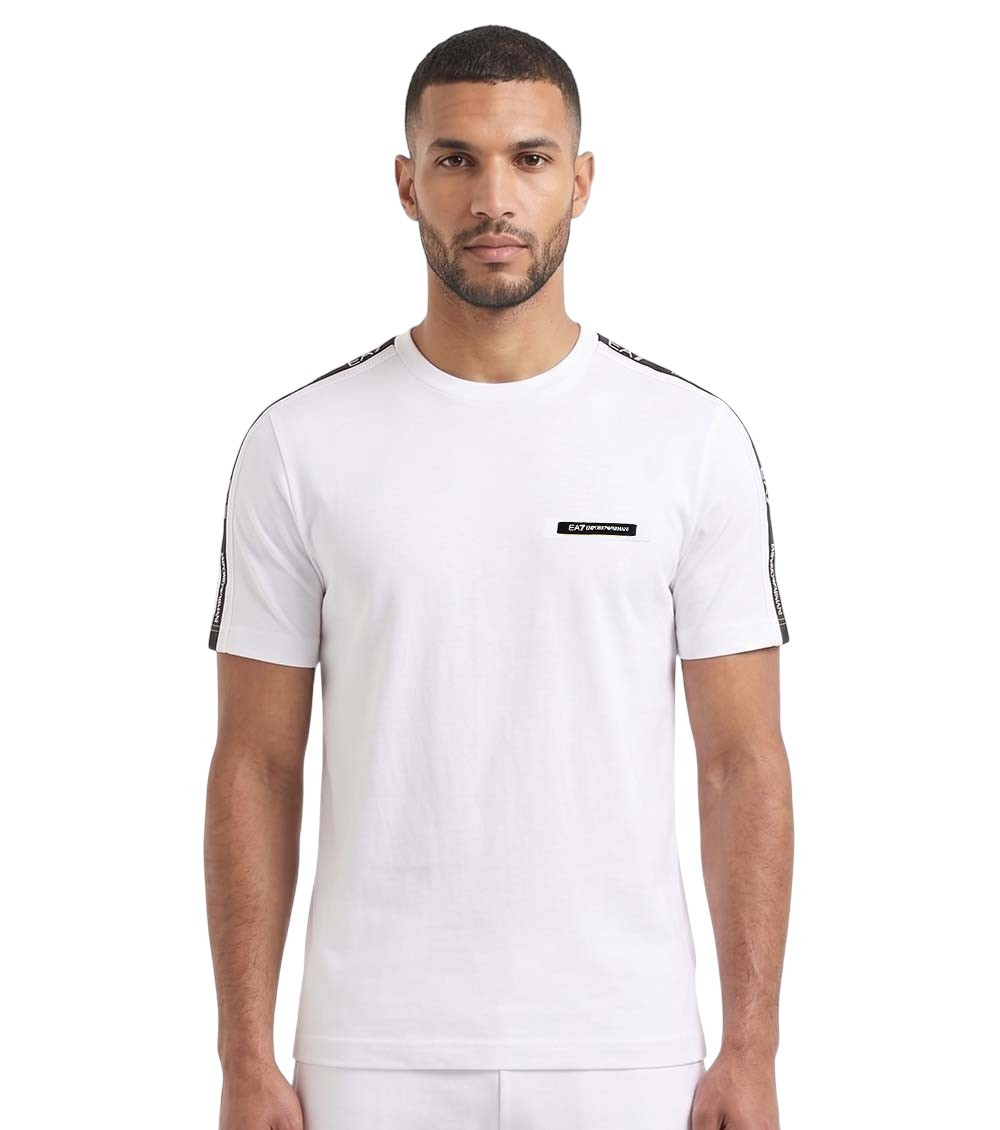 White Logo Crew Neck T-Shirt