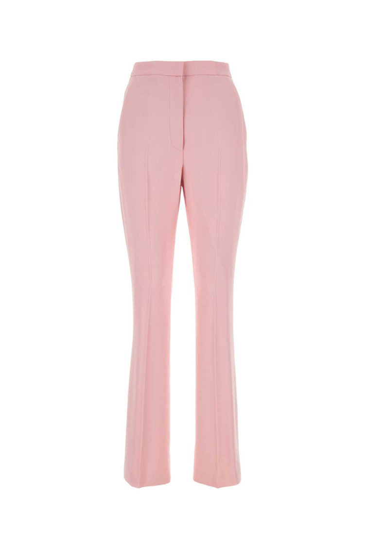High-waist flared trousers - Pink