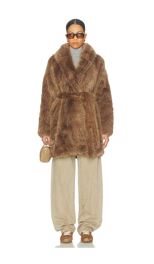 Mackage Kacela Coat in Brown. XL/1X. Also in XS/S