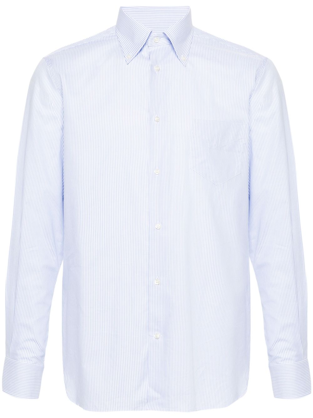 Striped cotton shirt - Blue