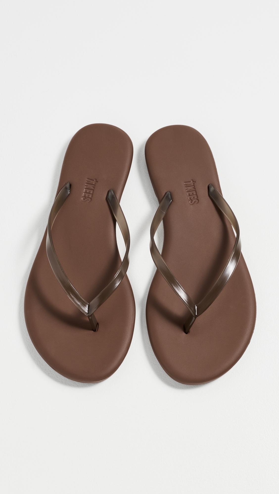 Aqua Jelly Flip Flops Brun