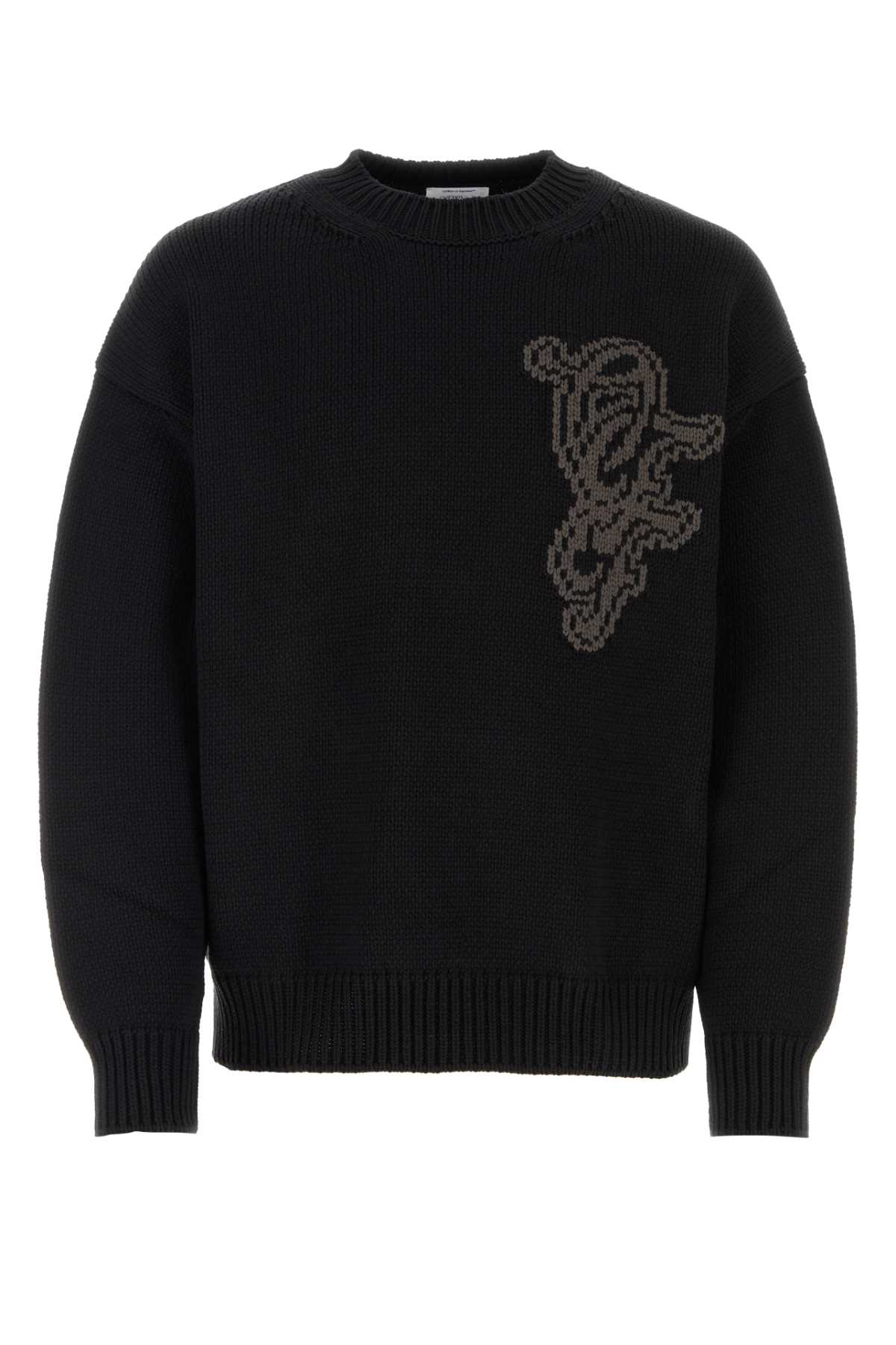 NatLover intarsia-logo jumper - Black