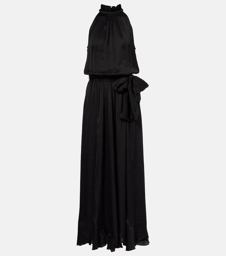 Poupette St Barth Nina satin gown