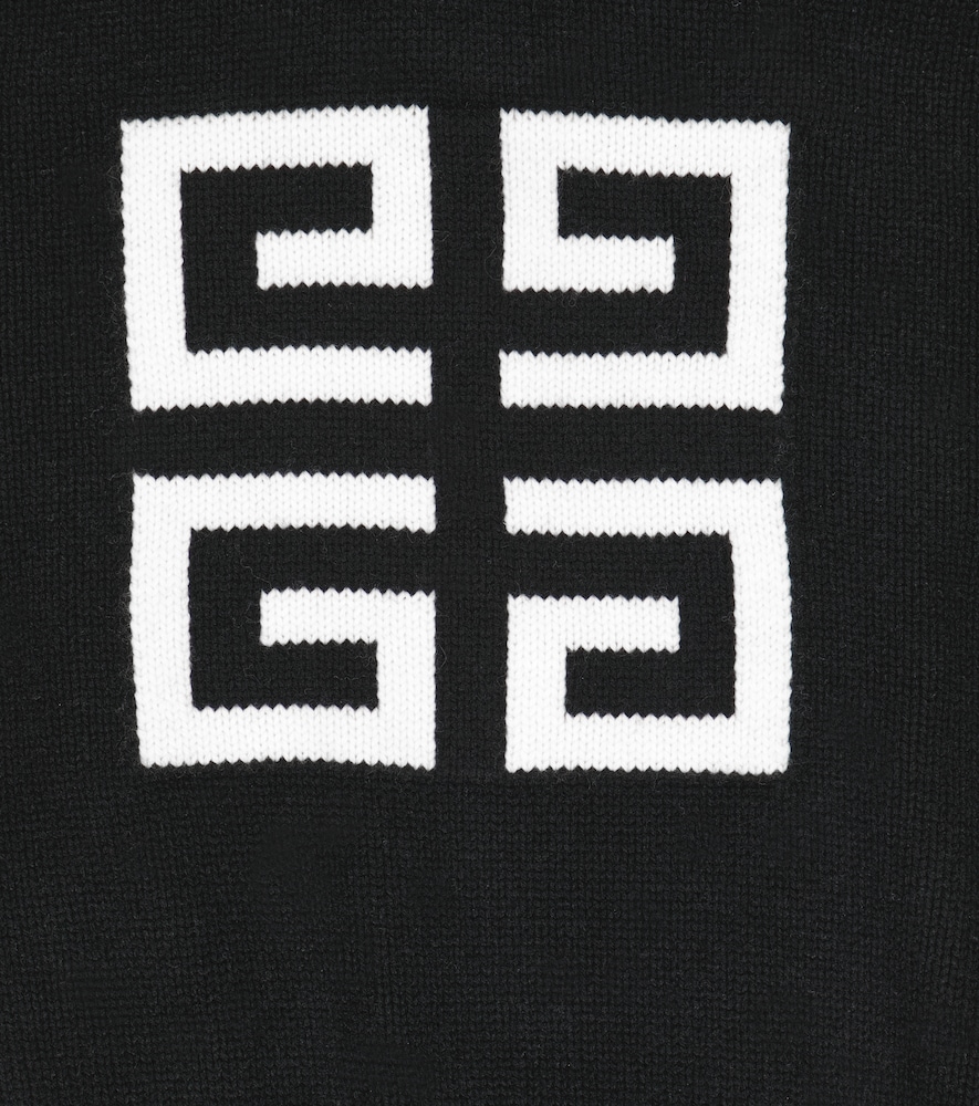 Givenchy Kids Logo wool and cashmere hoodie