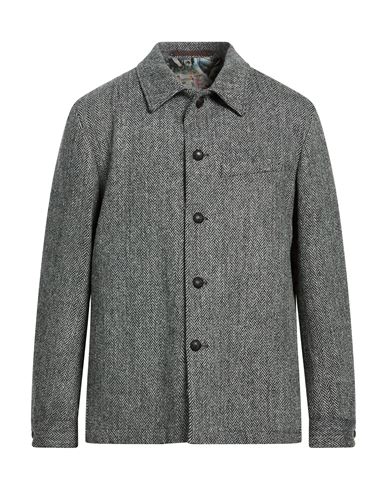 Man Coat Black Size 42 Virgin Wool