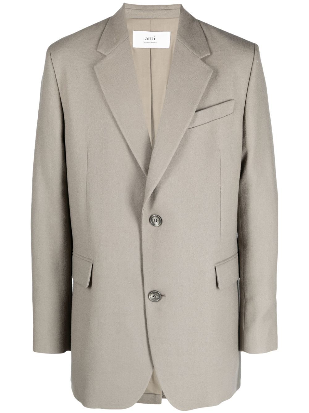 Single-breasted virgin-wool blazer - 281 CHAQ