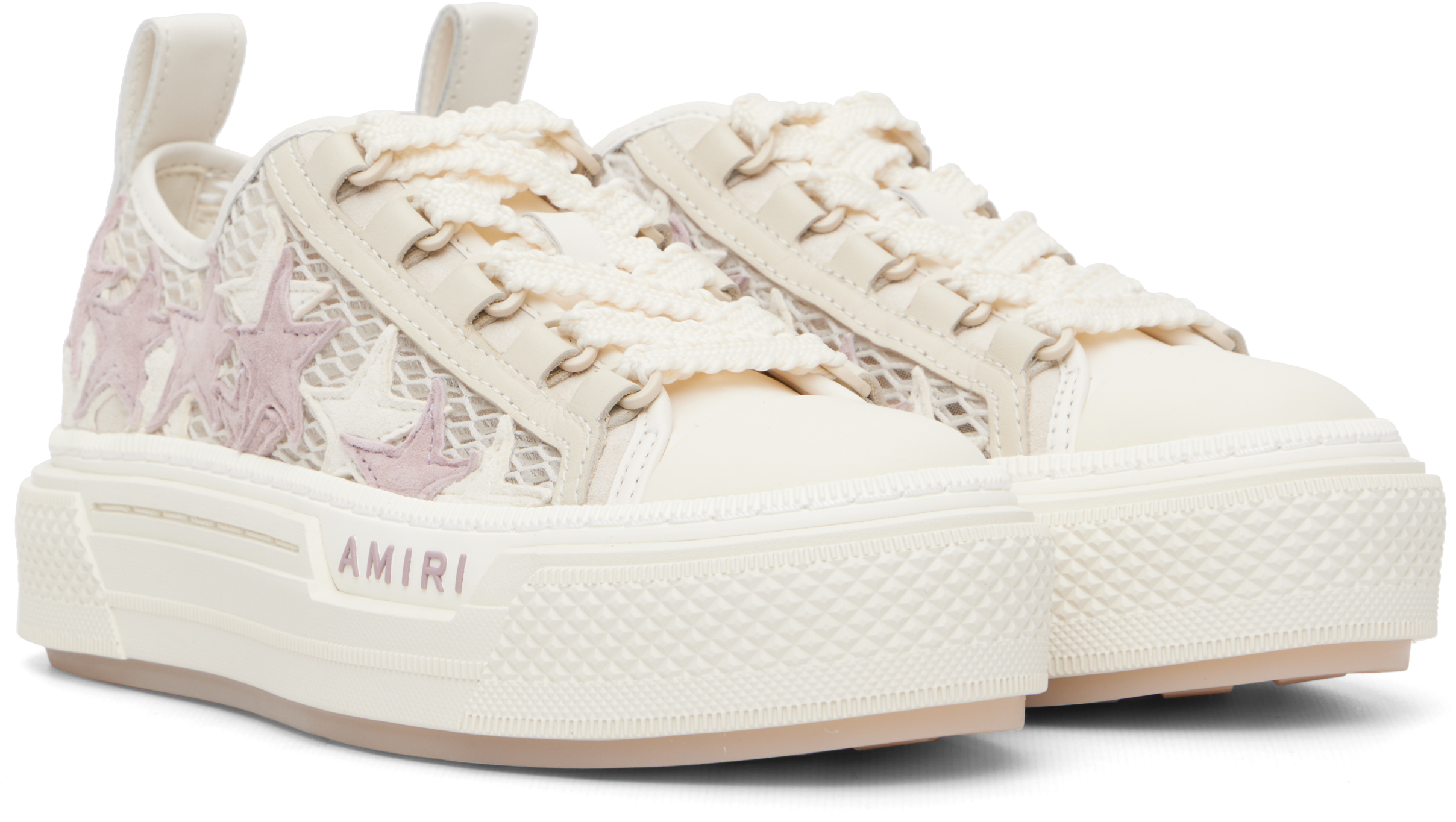 Off-White Mesh Stars Court Low Sneakers