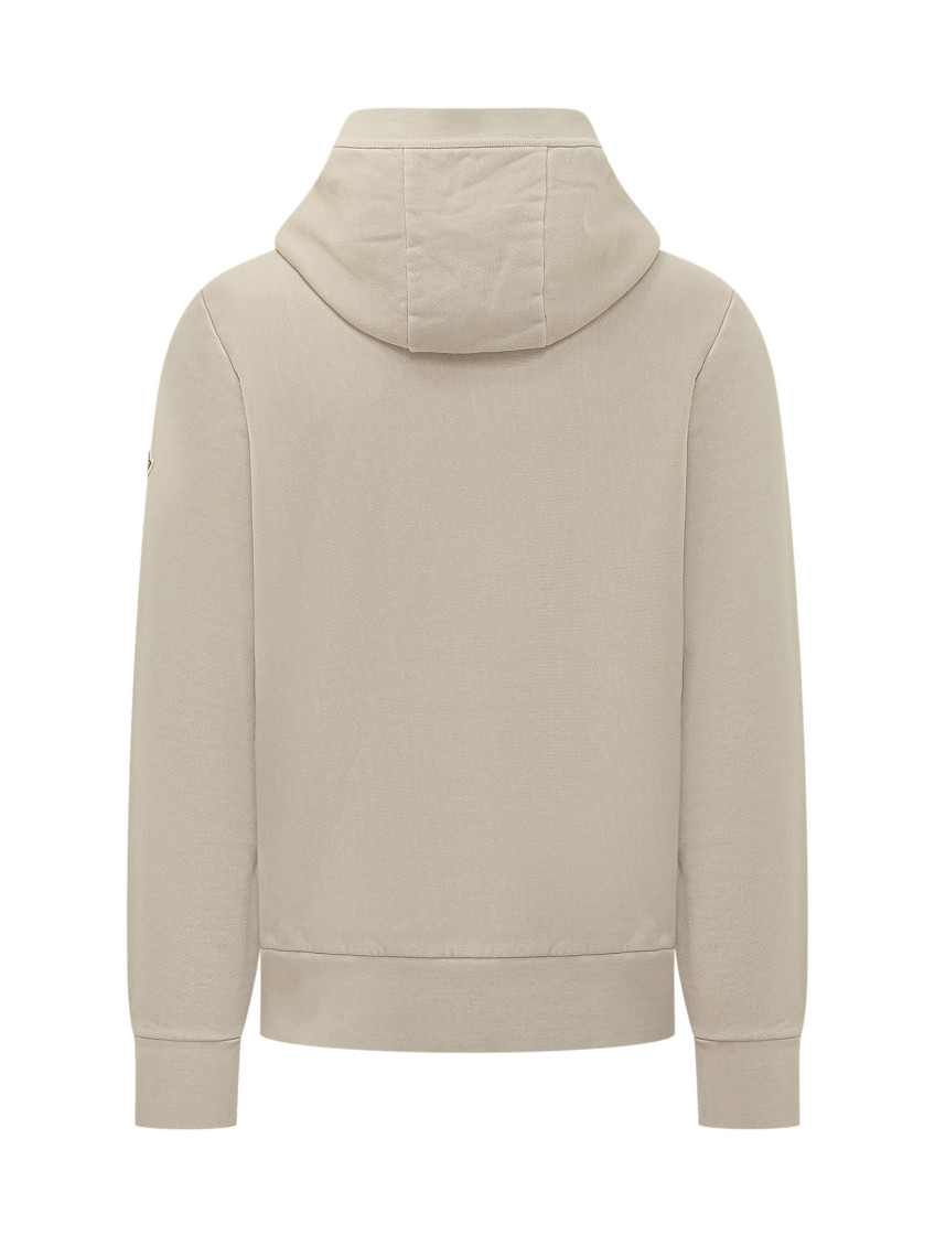 Brown Logo Hood Sweatshirt