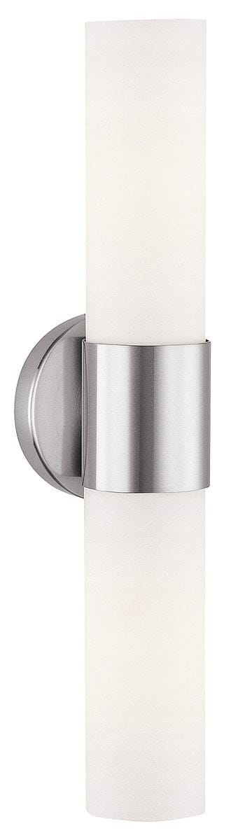 Access Aqueous 2-Light 21" Wall Sconce in Brushed Stee