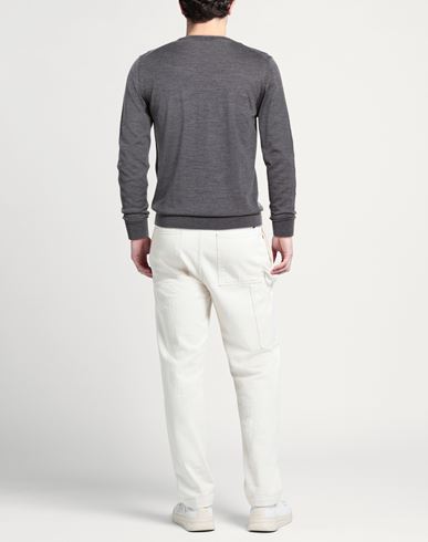 Man Sweater Grey Size 44 Merino Wool
