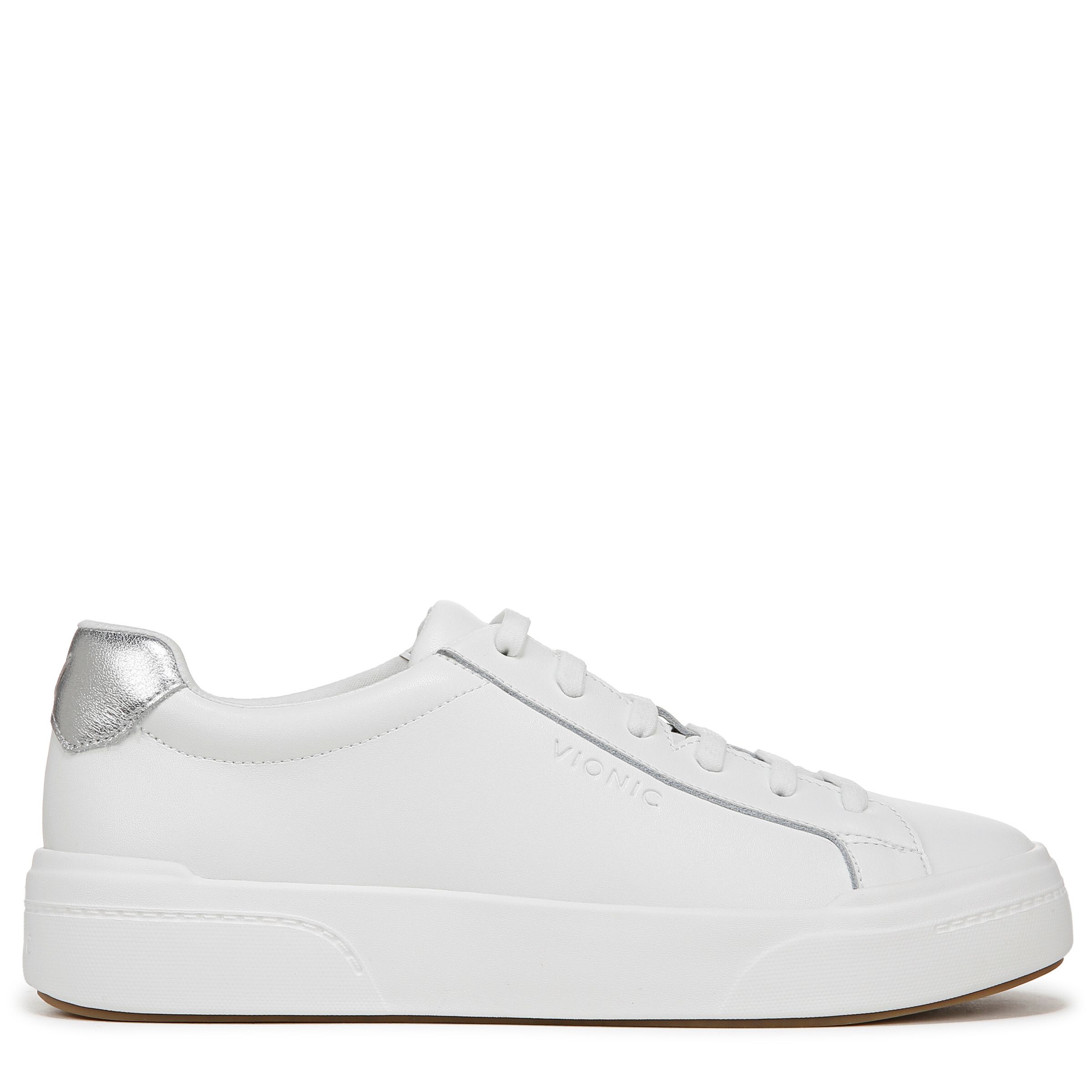 Vionic Colbie Lace Up Trainers In White