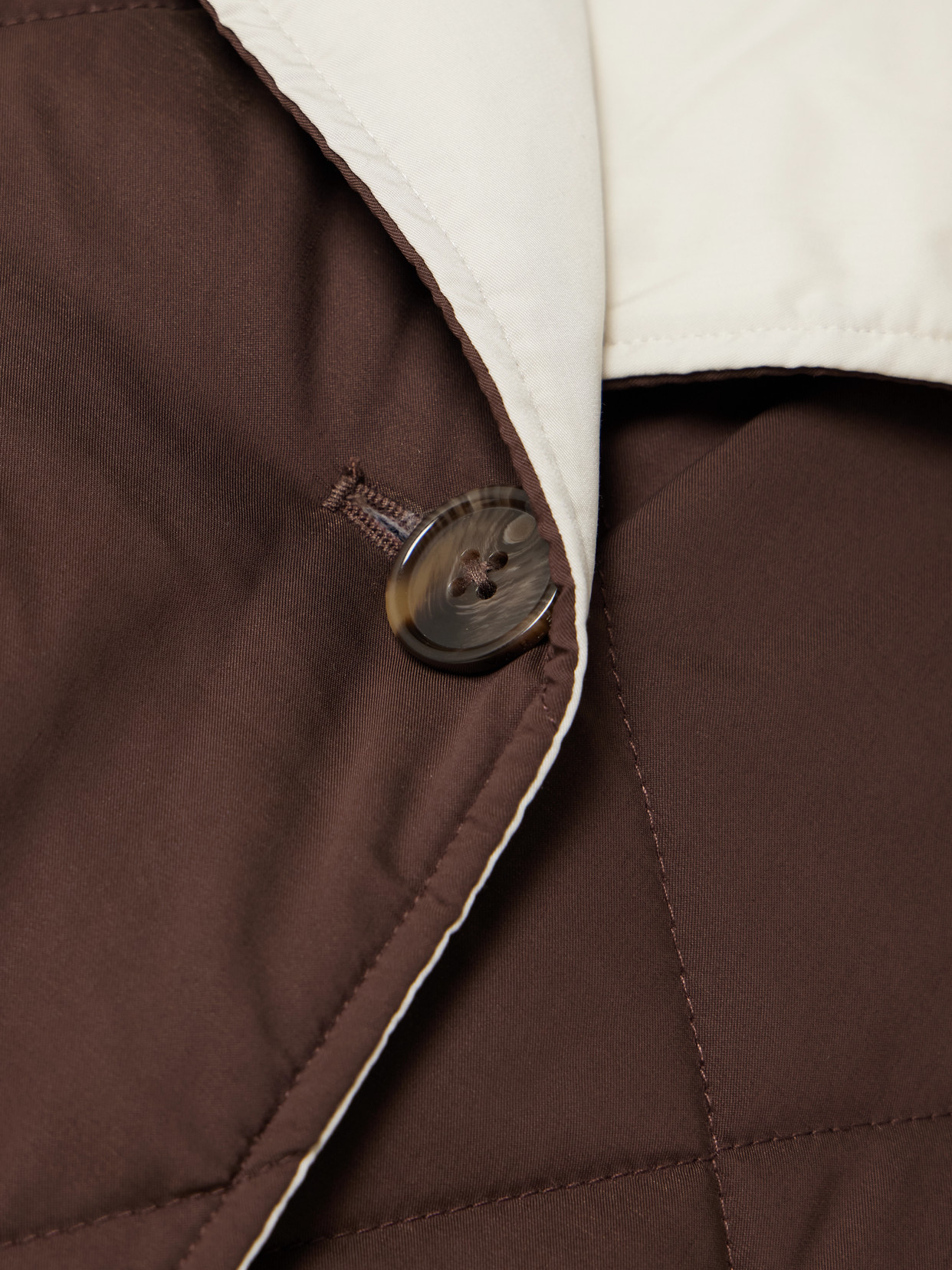 Annalise Reversible Quilted Lyocell-blend Coat - Burgundy