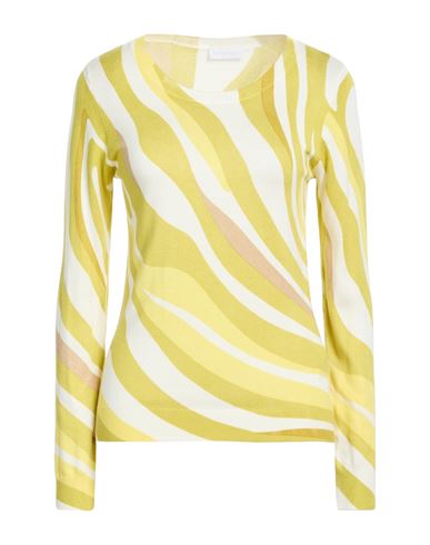 Woman Sweater Lime green Size L Viscose, Polyamide