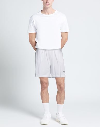 Man Shorts & Bermuda Shorts White Size L Cotton