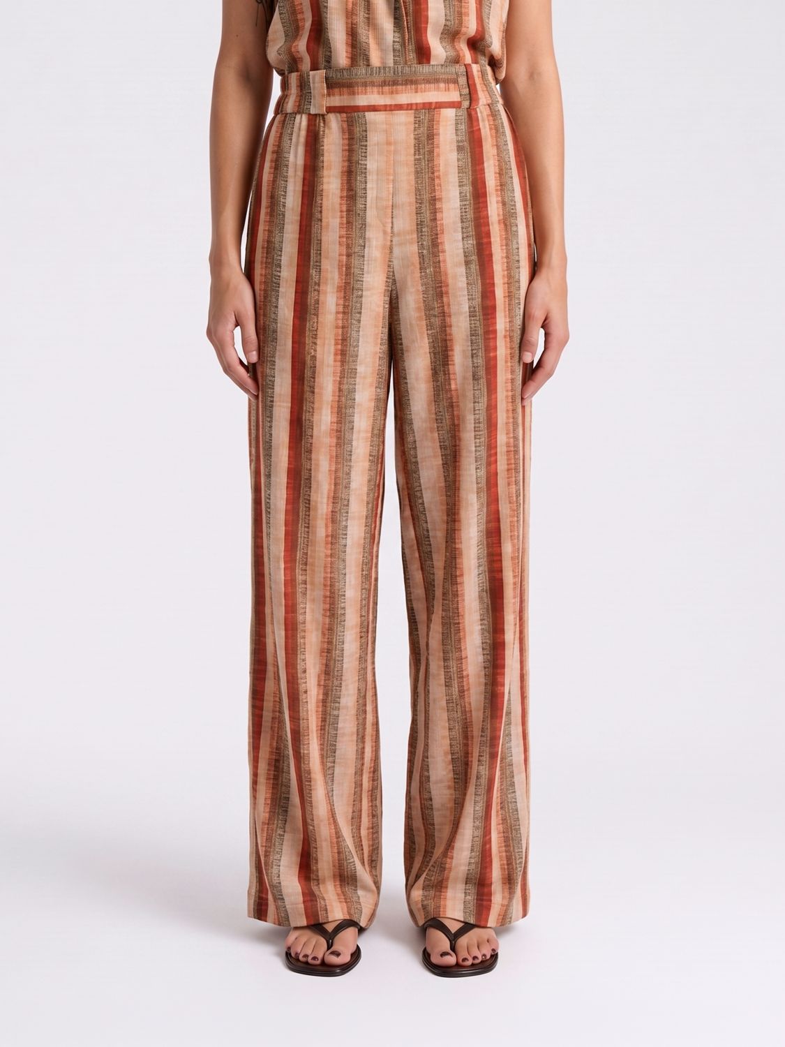 MOMONÌ Pants Woman color Orange