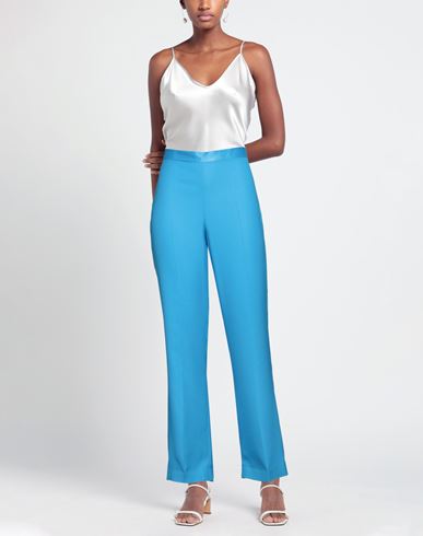 Woman Pants Azure Size 6 Polyester