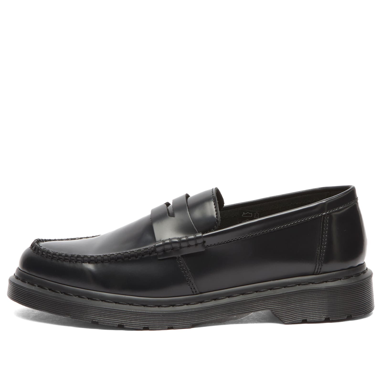 Men's Penton Loafer in Black Polished Smooth