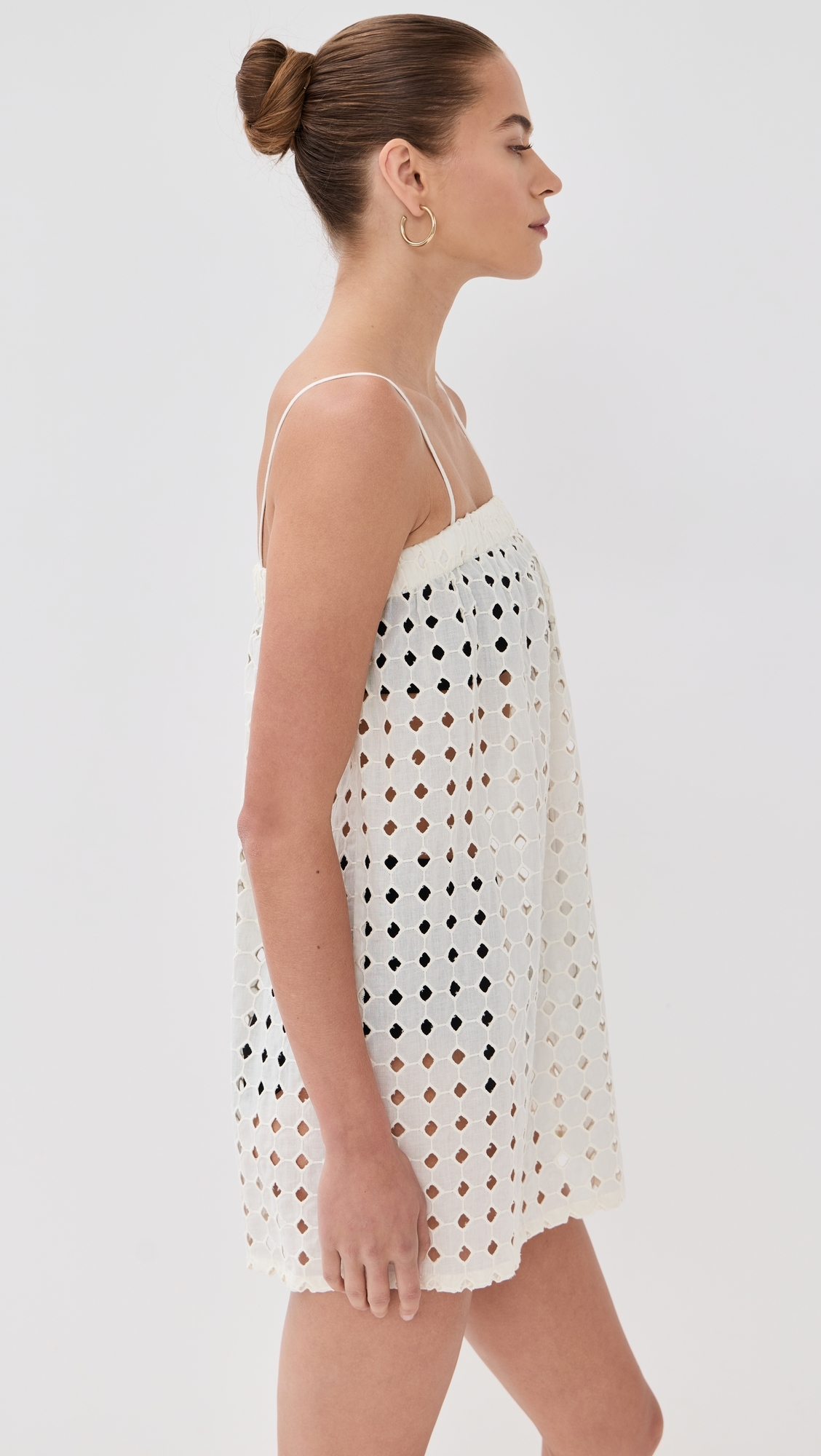 Camille Dress Ivory Eyelet