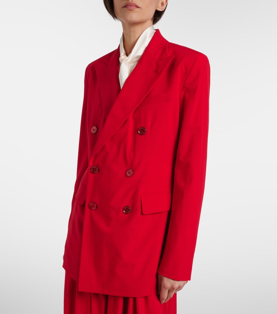 Ramona double-breasted wool-blend blazer