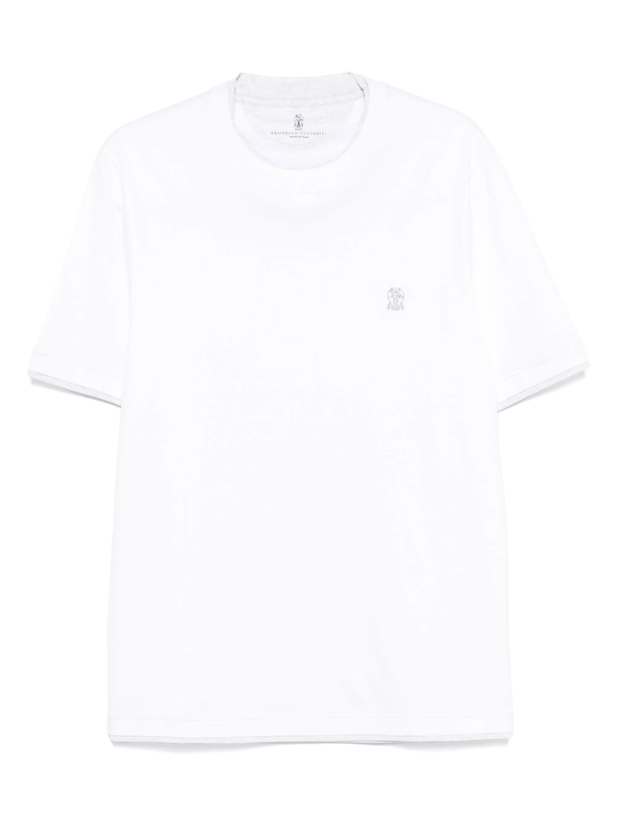 Embroidered-Logo T-Shirt — White
