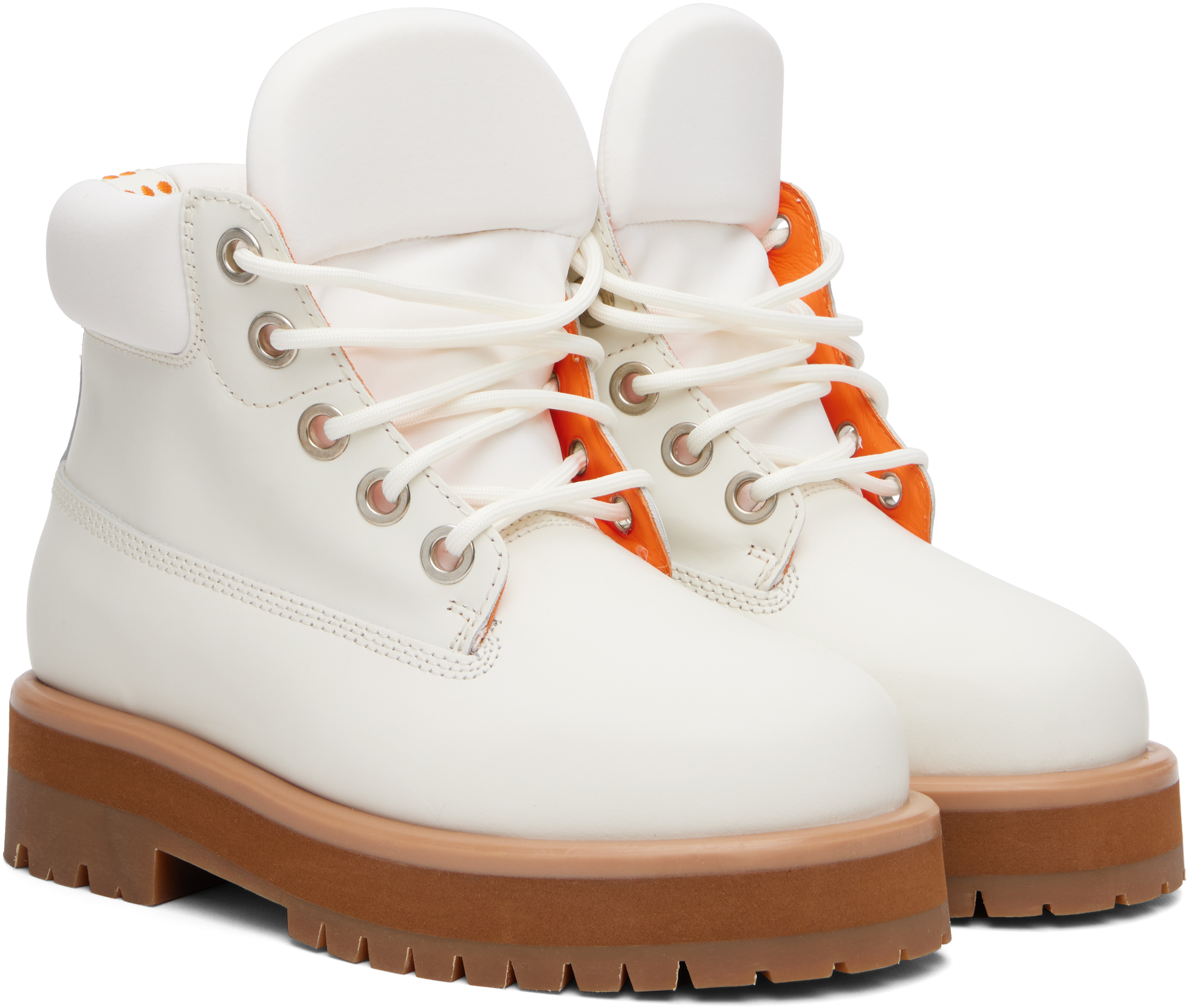 White Strada Boots
