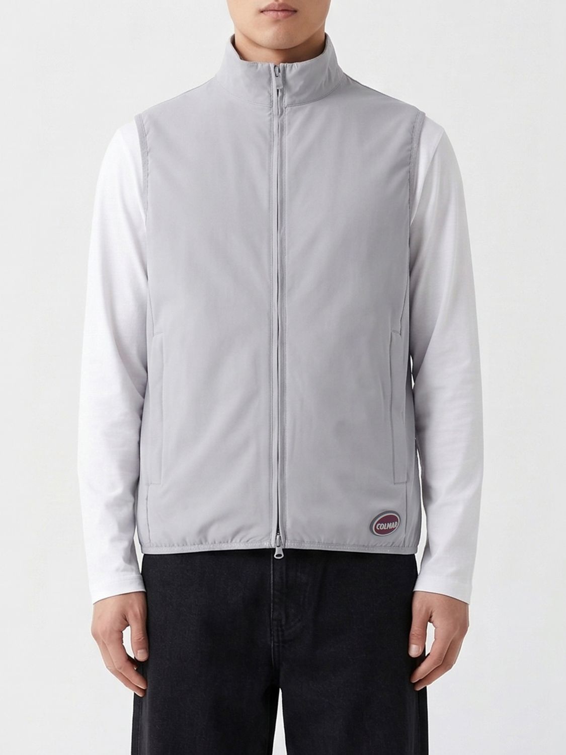 Suit Vest Men color Silver