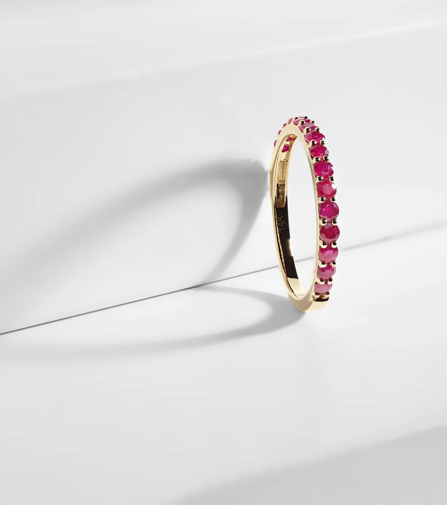 Forever Birthstone 14kt gold ring with ruby