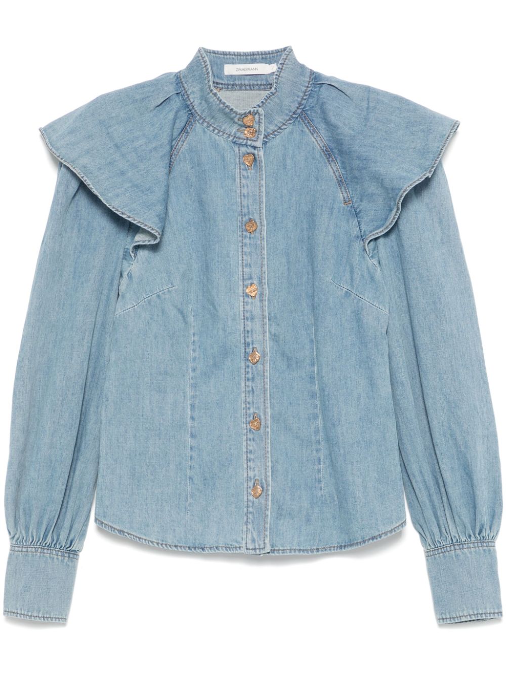 Crush blouse - Blue