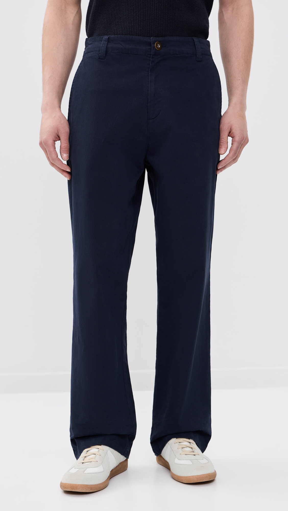 Stretch Chinos Dark Blue