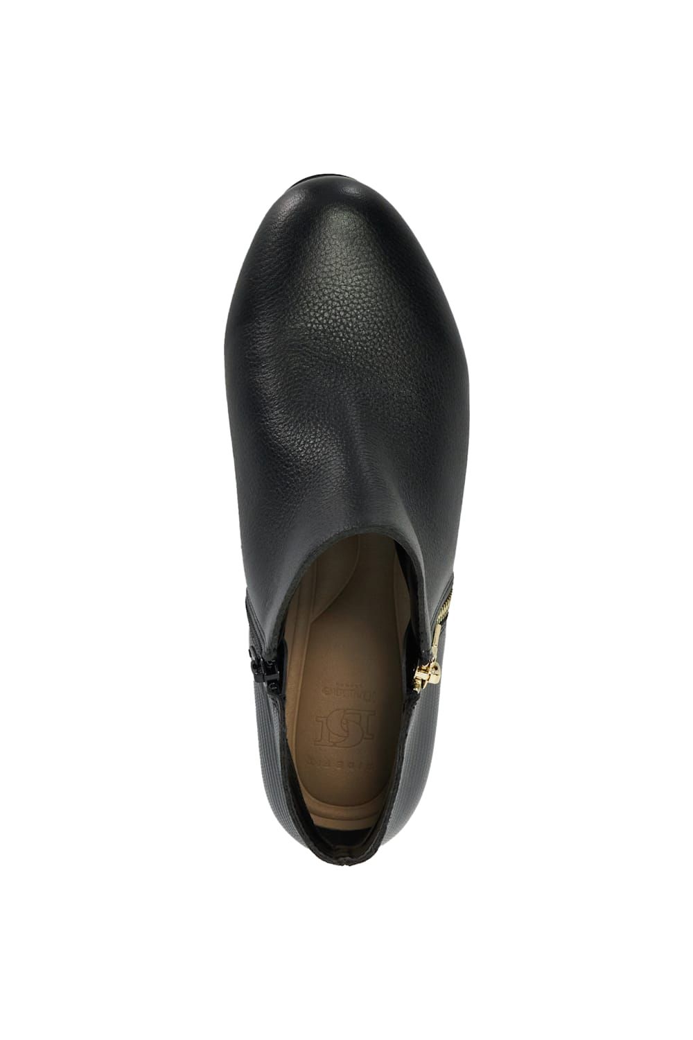 Dune London Women's Wide Fit 'Pandias' Leather Ankle Boots in Black